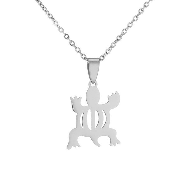 fashion African symbol stainless steel pendant necklace Adinkra Gye Nyame titanium steel African necklace_ipsvogv.com