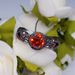 Retro Style Black Gold Flower Geometric Ring Ring New Women's Popular Flower Copper Ring_ipsvogv.com