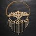 Full diamond claw chain rhinestone mask personality masquerade tassel mask Halloween face curtain_ipsvogv.com
