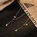 14K Gold Plated Star & Moon Necklace - Titanium Steel Pendant Jewelry For Women_ipsvogv.com