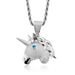 Pendants & Charms Ins Hip Hop Jewelry Unicorn Pendant Micro Inlaid Zircon Agate Eyes Men's Hip Hop Necklace Men_ipsvogv.com