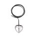 New Shaped Fashionable And Personalized Peach Heart Pendant Leather Rope Neckchain Necklace_ipsvogv.com