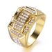 Zhenrong Handmade Jewelry Fashion Diamond Set Men's Ring_ipsvogv.com