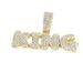 Rap Singer Same Letter KING Geometric Full Diamond Hip Hop Pendant Necklace_ipsvogv.com