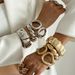 bracelet ins style geometric line bracelet female niche design exaggerated wide bracelet jewelry_ipsvogv.com