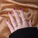 Women's Jewelry S925 Sterling Silver Fashion Simple Zircon Ring Temperament Ladies Diamond All Match Ring Hand Jewelry_ipsvogv.com