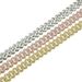 Hip hop style Cuban chain necklace for men and women full of diamonds, diamond shaped double rows of diamonds, trendy accessories necklace_ipsvogv.com