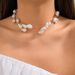 Jewelry Temperament Baroque Pearl Necklace, Female Niche Beaded Necklace Collarbone Chain_ipsvogv.com