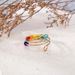 New Single Personalized Fashion Colored Multi Layered Open Ring_ipsvogv.com