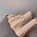 Moon Ring, Women's Light Luxury Niche Design, Index Finger, 2024 New Versatile, Fashionable And High-end Open Mouth Ring_ipsvogv.com
