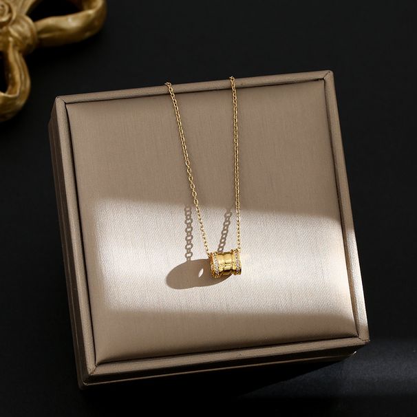 Korean version simple titanium steel small waist necklace female stainless steel collar chain temperament_ipsvogv.com