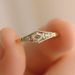 Sanjieins Internet Celebrity New Simple And Fashionable Square Diamond Gold Ring Creative Zircon Women's Jewelry_ipsvogv.com