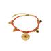 Bohemian Style K Stainless Steel Hammered Pattern Bracelet Inlaid With Natural Stone Retro Braided Bracelet Jewelry_ipsvogv.com