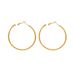 Women’s Jewelry Set Fashion Simple And Popular 30/40/50/60mm Stainless Steel Round Earrings Personality Fashion Gold Geometric Earrings_ipsvogv.com