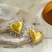 Women’s Jewelry Set Fashion Gold And Silver Two Color Love Gold Earrings Oversized Exaggerated Personality Earrings Peach Heart Shaped Earrings_ipsvogv.com