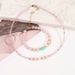 3mm Faceted Crystal Freshwater Pearl Powder Crystal Round Beads Natural Stone Bracelet Necklace Female_ipsvogv.com