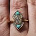 Sanjieins New Handjewelry Nepalese Handmade Oil Drop Gold Ring Ethnic Style Jewelry_ipsvogv.com