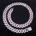 Unisex Jewelry Fashion Jewelry Full Diamond New 15 Diamond Small Flip Necklace Hiphop Rap Men's Hip Hop Cuban Chain_ipsvogv.com