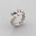 Inlaid With Full Diamond Zircon Spring, Duoduo Snake Ring, Fashionable, Simple And Personalized Opening Women's Ring_ipsvogv.com