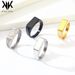 Men And Women's Jewelry Neutral Cold Style Simple Design Titanium Steel Seal Ring Genderless Niche Smooth Ring_ipsvogv.com