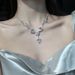 【 2736 People Collection 】 French Zircon Necklace For Women, Niche, Light Luxury, High-end, Exaggerated Clavicle Chain,_ipsvogv.com