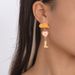 E10365 Fashion Accessories Western Style Hat Love Cowboy Boots Drip Oil Multi Layer Earrings_ipsvogv.com