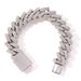 Jewelry 20mm Cuban Chain Genuine Gold Plated Zircon Hiphop Men's Diamond Set Bracelet_ipsvogv.com