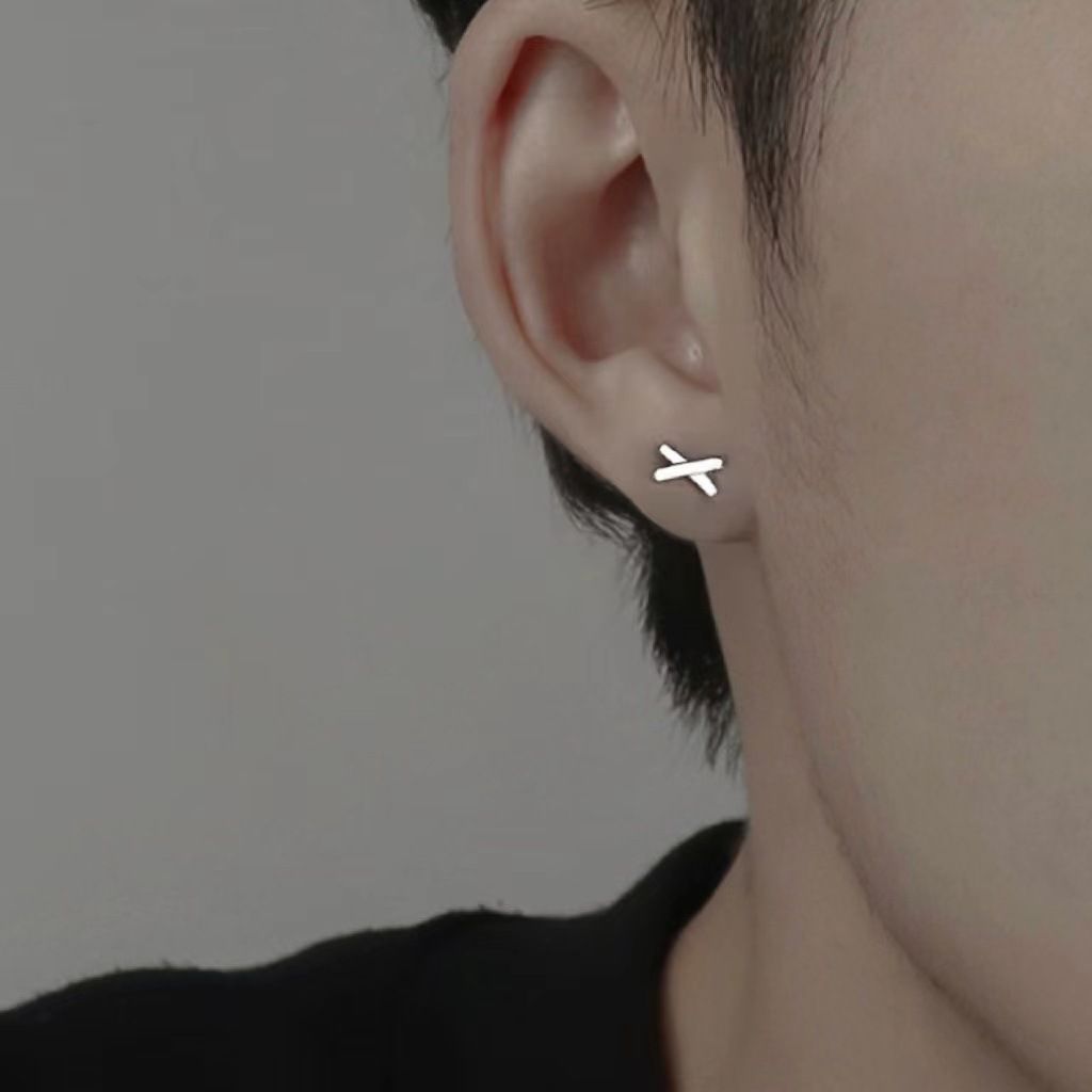 Hot Selling Popular Earstuds, Men's Earrings, Trendy And Minimalist Men's Triangle, Mini Ear Sticks, Minimalist Style Men's Earrings_ipsvogv.com