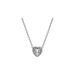 Heart-Shaped Pink Stud Earrings Silver-Plated Diamond Ring Shining Heart Niche Necklace Ins Gift_ipsvogv.com