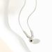 Sterg Sier Ball Electroplated Rhodium Plated Women's Niche All-Match Light Design Clavicle Chain Necklace_ipsvogv.com