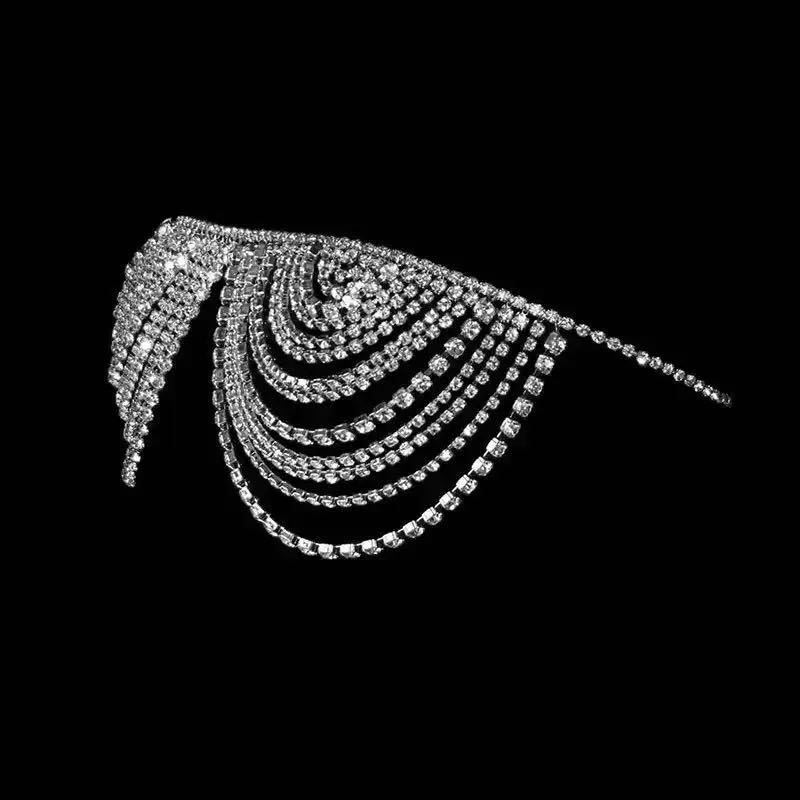 Luxury full diamond bra chain nightclub accessories sexy rhinestone body chain_ipsvogv.com