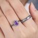 Sanjie Ins Creative Fashion Couple Pair Electroplating Gun Black Set For Men And Women Wedding Ring_ipsvogv.com