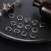New Bohemian Leaf Moon Arrow Turquoise 13 Piece Set Ring_ipsvogv.com