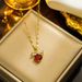 Necklace Women's Light Luxury Bowknot Zircon Small and Versatile Elegance Simple and Elegant Ins Fashion Korean New Set_ipsvogv.com