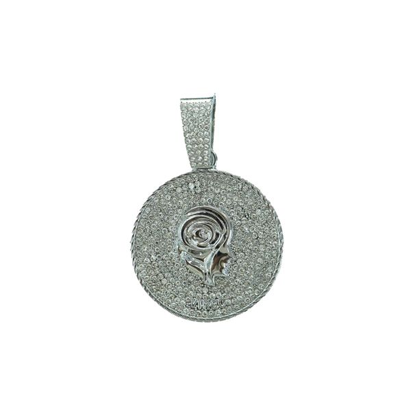 Fashion New Product Virgo Full Diamond Round Constellation Pendant Angel's Symbol Classic Trend_ipsvogv.com