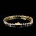 Men's Jewelry Spring Buckle Single Row Diamond Tennis Chain Zircon Bracelet Trendy Brand Hip Hop Men's Bracelet Accessories_ipsvogv.com
