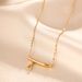 New Fashionable Titanium Steel Necklace For Women, Light Luxury Bamboo Knot Step By Step, High End Pendant, Clavicle_ipsvogv.com