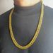 Men's Cuban Chain Necklace Street Trendy Simulation Gold Rich Props Accessories_ipsvogv.com