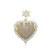 Hip Hop Oil Drip Love Sweater Chain Painting Oil Luminous Heart Shaped Fashion Disco Pendant Necklace_ipsvogv.com