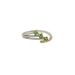 S Silver Inlaid Natural Emerald Ring With A Movable Mouth Design, Crystal Transparent, Simple And Fashionable_ipsvogv.com