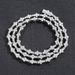 Personalized Zircon Plum Blossom Tennis Chain Men's Necklace Trendy Brand Spring Buckle Hip-hop Accessory_ipsvogv.com