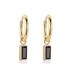 Love Green Grandmother Zircon Earrings, Small And High Quality, Simple Mang Titanium Steel Earnail Jewelry Set_ipsvogv.com
