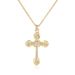 Hip hop cross pendant zircon necklace accessories popular personality jewelry men's pendant_ipsvogv.com