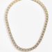 Men's Square Glass Cuban Fashionable And Trendy Men's Accessories, High-end Rock Sugar Necklace, HipHop_ipsvogv.com