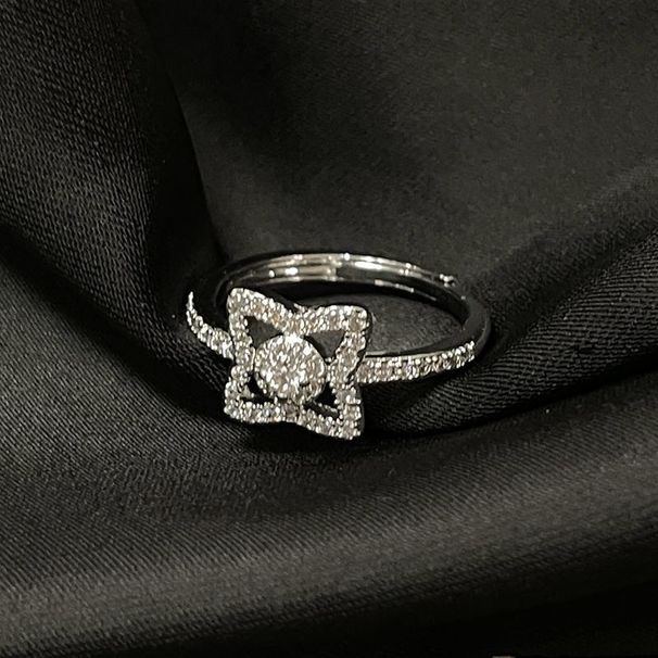 Chain Full Zircon Diamond New Cuban Open End With Light Luxury And High Quality, Designed A Small Market, Stacked Ring Quality, Market,_ipsvogv.com