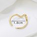 Women’s Jewelry Set Fashion Ins Version Of The Literary Metal Ring Water Ripple Irregular Line Design Ring Female Light Luxury Index Finger Ring_ipsvogv.com