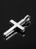 Straight Full Diamond Solid Cross Necklace For Men And Women Hip Hop Fashion Zircon Pendant Jewelry_ipsvogv.com
