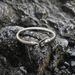Men's Horseshoe Buckle Stainless Braided Rope Open Bangle Trendy Titanium Steel Simple Bracelet_ipsvogv.com