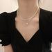 Broken Silver Pearl With Small Design That Exudes A Sense Of Simplicity, Elegance. Collar Chain For Women, Sugar_ipsvogv.com
