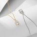 Women's Jewelry S925 Sterling Silver Water Drop Zircon Necklace Light Luxury Ins Niche Design High End Simple Pendant Clavicle Chain_ipsvogv.com